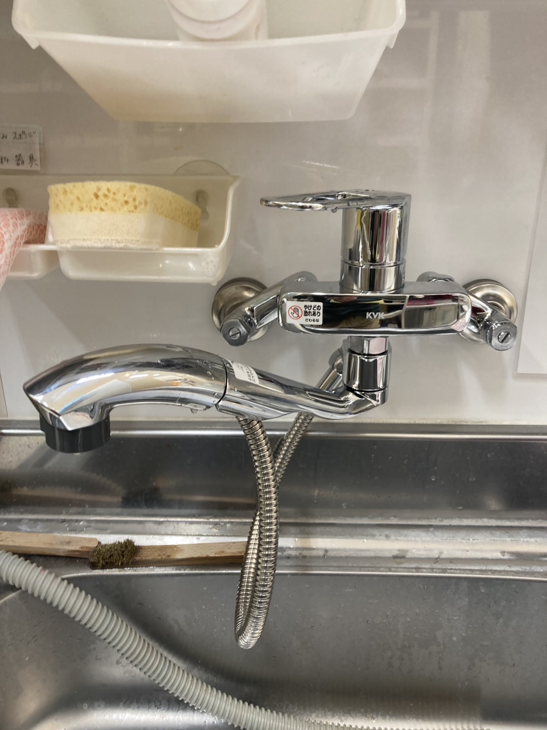 ホース付き水栓で使いやすさUP❢