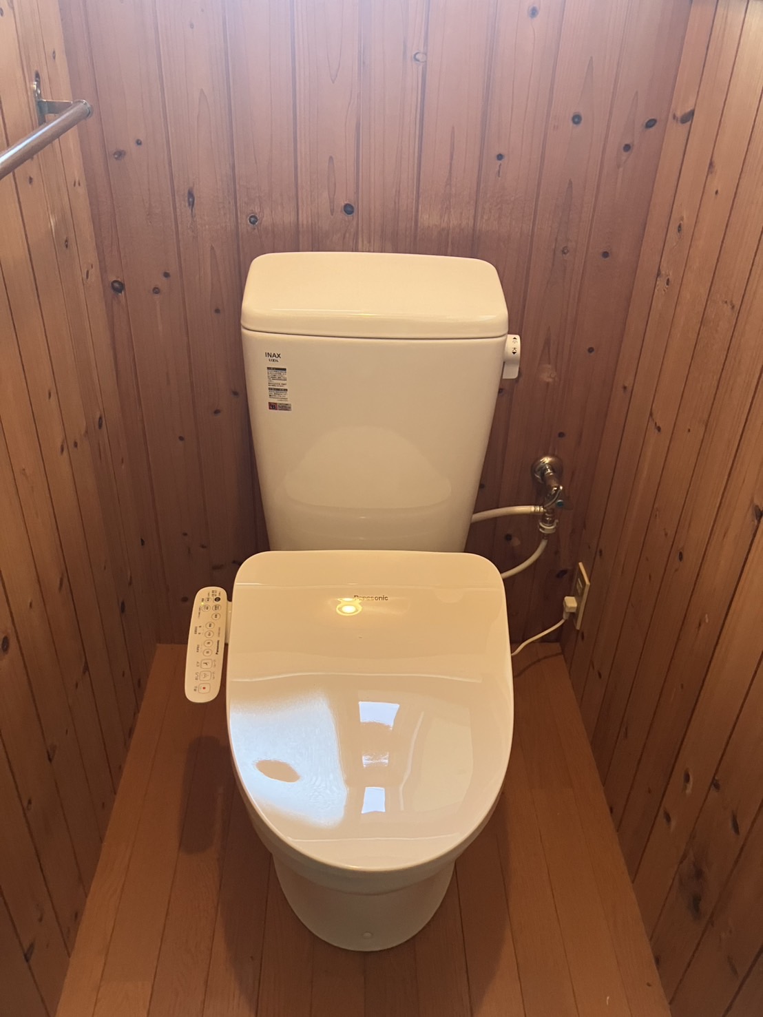 トイレと洗濯用水栓の水漏れで交換❕