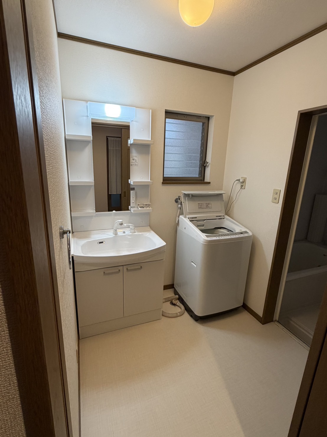 洗面所改修工事